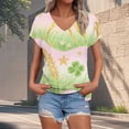 thumbnail image 2 of MEICHEN Plus Size Tops for Women Casual Short Sleeves T Shirts Blouses Summer Fashion Clothing for Women, 2 of 9