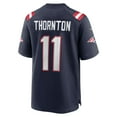 thumbnail image 3 of Men's Nike Tyquan Thornton Navy New England Patriots Game Player Jersey, 3 of 4