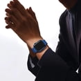 thumbnail image 3 of ZYX Premium Stainless Steel Band for Apple Watch, Classic Business Metal Strap with Adjustable Tool, Blue, 42/44/45/49mm/46mm(series 11 10), 3 of 7