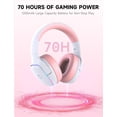 thumbnail image 3 of Auriculares inalámbricos para juegos Gvyugke 2.4 GHz para PS5, PS4, PC, Switch, 3 of 9