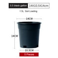 thumbnail image 2 of 5Pcs Durable Large Planter Potted Plant Flowerpot Nursery Pot Seeding Container 0.5 Gallon, 2 of 6