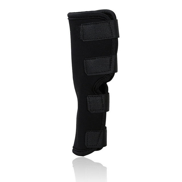 Pet Leg Compression Wrap, Adjustable Dog Leg Brace Soft Fabric for Injury for Recovery Black,Red