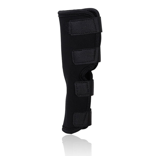 Soporte para pierna de perro elástico ajustable para evitar resbalones, envoltura de compresión, protector de soporte para piernas para mascotas para lesiones por artritis, negro L (43g/1,5oz)