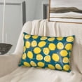 thumbnail image 6 of KLL Lemon Pattern Silk Pillowcase for Hair and Skin Standard Size 20"X 30" Soft Breathable Pillow Covers for Sleeping, 6 of 7
