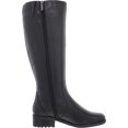 thumbnail image 2 of Easy Spirit Womens Rhonda Leather Block Heel Knee-High Boots, 2 of 5