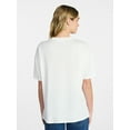 thumbnail image 3 of No Boundaries Washed Graphic Boyfriend Tee, Women's XXS-XXL, 3 of 5