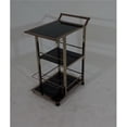 thumbnail image 1 of Myco Furniture 8738 Wine Server Bar Cart, Gold & Black, 1 of 1
