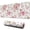 Pioneer Flower Floral, variant on Long Mouse Pads for Desk,Pioneer Flower Floral Print Pattern Desk Mats on Top Of Desks, Desk Mouse Pad Extra Large with 3mm Non-Slip Base and Stitched Edge for Gaming,Office,Work,Home 31.5"x11.8"