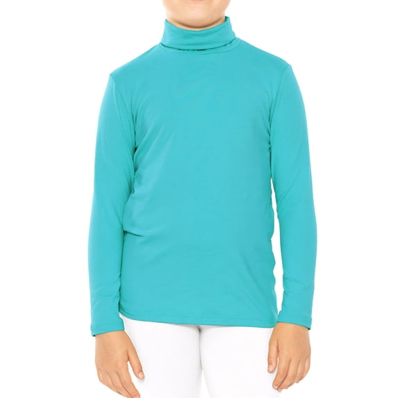 Girl's Oh So Soft Long Sleeve Turtleneck | Poly Spandex|2T-16