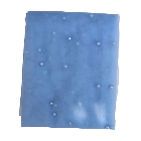 lingqin un Chemin de table en tulle Fabriqué en Maille de polyester. Cette Nappe et table Luxueuses Bleues
