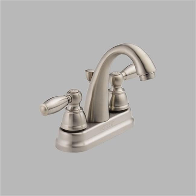 Delta P299696LF-BN Apex 4 in. 2-Handle High Arc Bathroom Faucet in Brushed Nickel