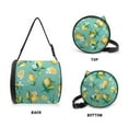 thumbnail image 3 of SEANATIVE Lemon Fruit Round Paper Towel Storage Bag Toilet Paper Protector Home Decor Portable Round Paper Towel Organizer Bag Cat Proof Tissue Box Organizer with Adjustable Strap, 3 of 7