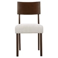 thumbnail image 6 of Side Dining Chair, Set of 2, Brown, Fabric, Kitchen Cafe Bistro Hospitality Restaurant, Modern Contemporary HB36824, 6 of 10