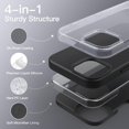 thumbnail image 3 of Funda JeTech Silicone para iPhone 14 de 6.1 pulgadas, color negro, 3 of 6