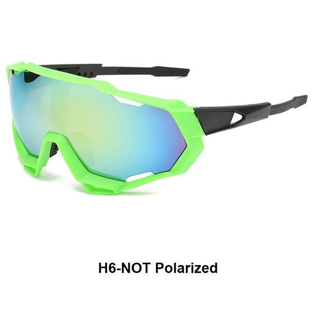 Gafas deportivas polarizadas para hombre y mujer, lentes para bicicleta de montaña y carretera, UV400 qiuyongming unisex