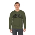 thumbnail image 6 of Bosnia Bosnian Sweatshirt Gifts Crew Neck Shirt Long Sleeve Unisex, 6 of 7