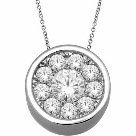 Imperial 1/4 Carat T.W. Diamond 10kt White Gold Round-Shape Pendant