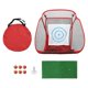 thumbnail image 1 of Red de golf portátil para practicar , regalo para hombres, papás y amantes de práctica del golf, plegable para jardín interior y hogar., 1 of 5