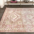 thumbnail image 4 of JONATHAN Y MODERN PERSIAN 3 x 5 Area Rug, Darija Ornate Geometric Medallion - Pink, MDP308B-3, 4 of 12