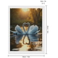 thumbnail image 2 of Diamond Art Kits for Adults, Swan Lake Sunset Romance 5D Diamond Painting Kits for Adults Beginners, DIY Full Drill Diamond Painting, Gem Art and Crafts 12x16, 2 of 7