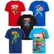 thumbnail image 1 of Camisetas gráficas Marvel Avengers Boys, paquete de 5 unidades, 2 T-20, talla 8, algodón, 1 of 7