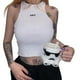 thumbnail image 1 of Txlixc Chaleco de mujer, blusas cortas sin mangas acanaladas, camisa de cuello redondo Txlixc Sexy, 1 of 7