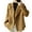 Camel, variant on Women Fall Winter Coat Thick Loose Solid Color Double-breasted Buttons Lapel Notch Collar Long Sleeve Cold Resistant Lady Trench Coat