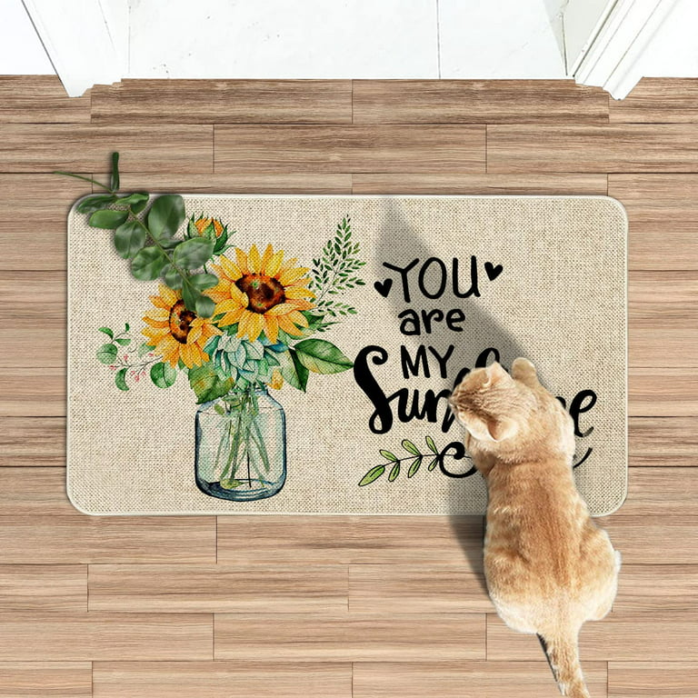 Sunflower Welcome Doormat