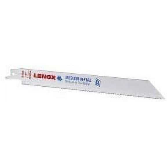 Lenox 8 in. Bi-Metal Reciprocating Saw Blade 18 TPI 5 pk