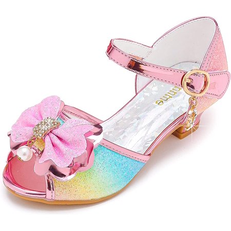 

QWZNDZGR Toddler Little Big Kid Girls Wedding Sandals