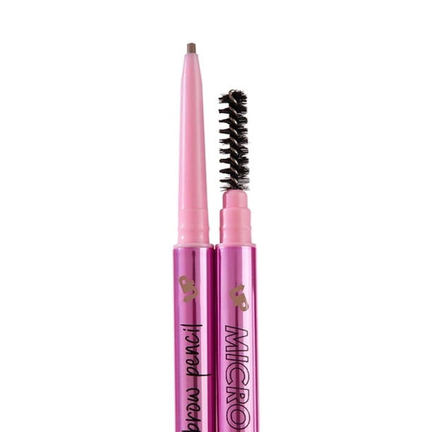 Lápiz De Cejas Pink Up Micro Fine Brow Pencil Retractil Cepillo caqui