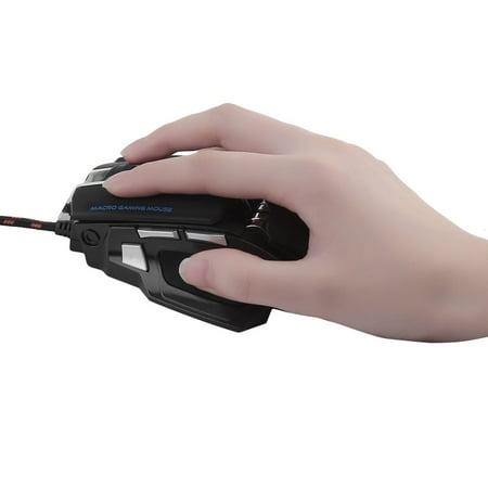 Luom G20 User Macro Programming 2500dpi USB Wire Gaming Metal Mechanical Mouse