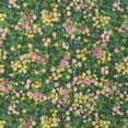 thumbnail image 2 of Singer Fabric, 100% Cotton, Sewing & Crafting, 44" Wide, Bright Floral On Green, Cut by Yard, 2 of 3