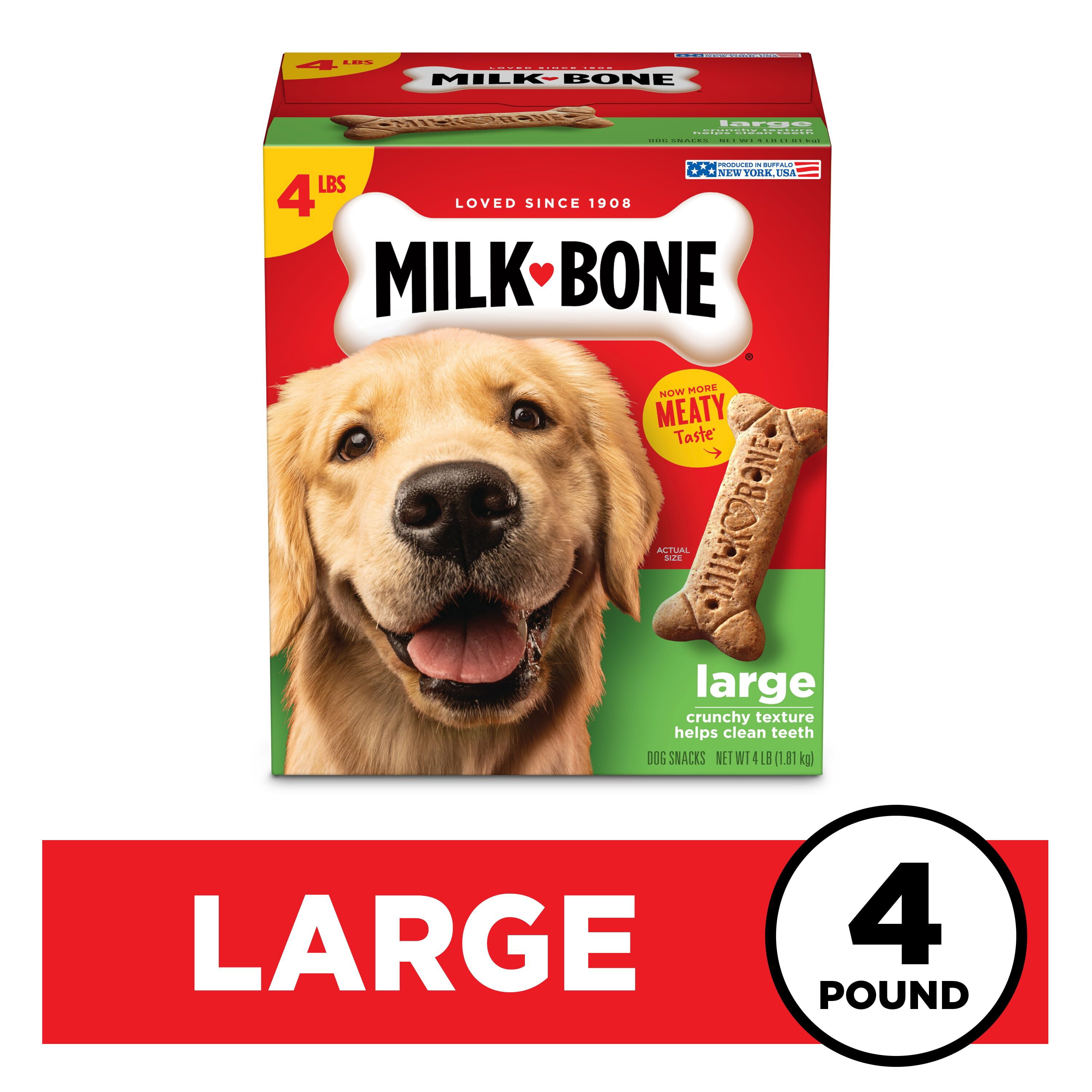 MilkBone Original Dog Biscuits for Largesized Dogs, 4Pound