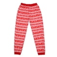 thumbnail image 6 of SYNPOS Family Christmas Pajamas Matching Sets, Classic Print Cotton Holiday PJs, 6 of 11