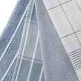 thumbnail image 4 of Better Homes & Gardens 4-Pack Kitchen Towel Set, Blue Silver, 100% Cotton, Textured Weave, 4 of 5