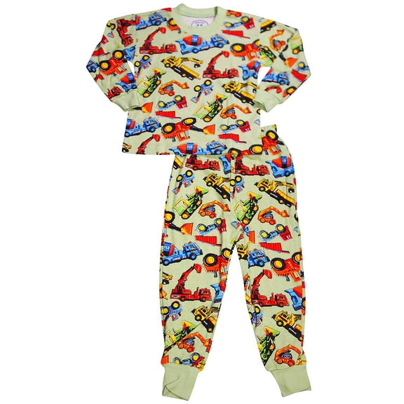 Sara's Prints Baby Boys Long Sleeve Pajamas Infant Male Lounge Wear Sleep Sets Green 12M
