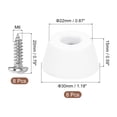 thumbnail image 2 of Uxcell 8Pcs Rubber Bumper Feet, 15mm H x 30mm W Round Pads with Washer & Screws, 2 of 6