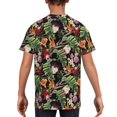 thumbnail image 5 of Wukai Tropical Flowers (2) Youth Unisex Short Sleeve T-Shirt for Boys, Girls, Teens, and Kids-Medium, 5 of 7