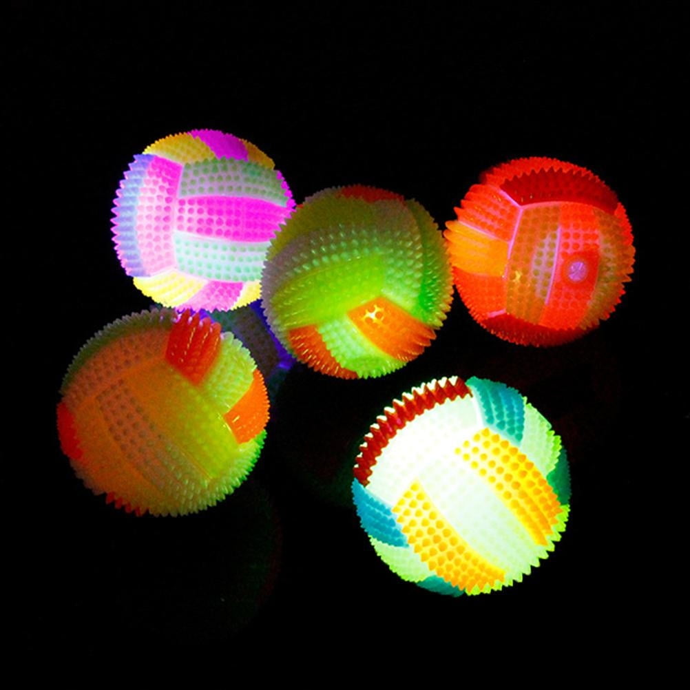 12 pieces LIGHT UP TWO TONE BOUNCING BALLS 