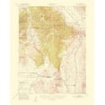 thumbnail image 2 of USGS 26x31 White Modern Wood Framed Museum Art Print Titled - Chilcoot California Quad - USGS 1956, 2 of 4