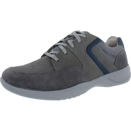 

Rockport Metro Path Blucher Men s Steel Grey Nubuck/Suede Sneakers 7W