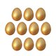 thumbnail image 2 of 10 Huevos de Madera Dorados de Pascua para Manualidades, Adornos, Juguetes para Niños Y Niñas, Ideales para Juegos de Imitación Durante Las Fiestas., 2 of 9