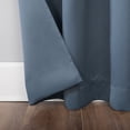 thumbnail image 5 of Sun Zero Nolan 2-pack Energy Saving Blackout Grommet Curtain Panel Pair, 40"W x 63"L, Denim Blue, 5 of 5