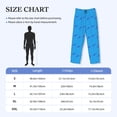 thumbnail image 2 of Mens Pajama Pants - Soft Sleep & Lounge Pants for Men, Cartoon Cool Shark Blue_D Cuteness Casual PJ Bottoms Pants with Pockets, 2 of 5