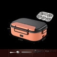 thumbnail image 3 of Electric Heated Lunch Box Insulation Bento Stainless Steel Food Heater 50W, 3 of 6