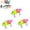 Yellow-Pink, variant on Mini Glide Bait for Bass Fishing, Slow Sinking Wide S Motion Smooth Glide Baits for Freshwater and Saltwater, Sinking Wobbler Crankbait with Double Hook, Perfect for Big Game Predator Fish