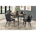thumbnail image 3 of Velvet Upholstery - Clean Lines Design - Dining Room / Elegant Chairs for Casual Dining, 3 of 6