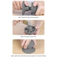 thumbnail image 2 of Peine Masaje Suave para Gatos Con Ventosa Rascar Y Cosquillas (gris), 2 of 5