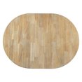 thumbnail image 4 of Round Extendable Dining Table for 6, Modern Wood Kitchen Table with 16" Leaf, Farmhouse Round Dining Room Table, Seats up to 6 people, Weight Capacity 300 Pounds, Natural Wood Wash, 4 of 9